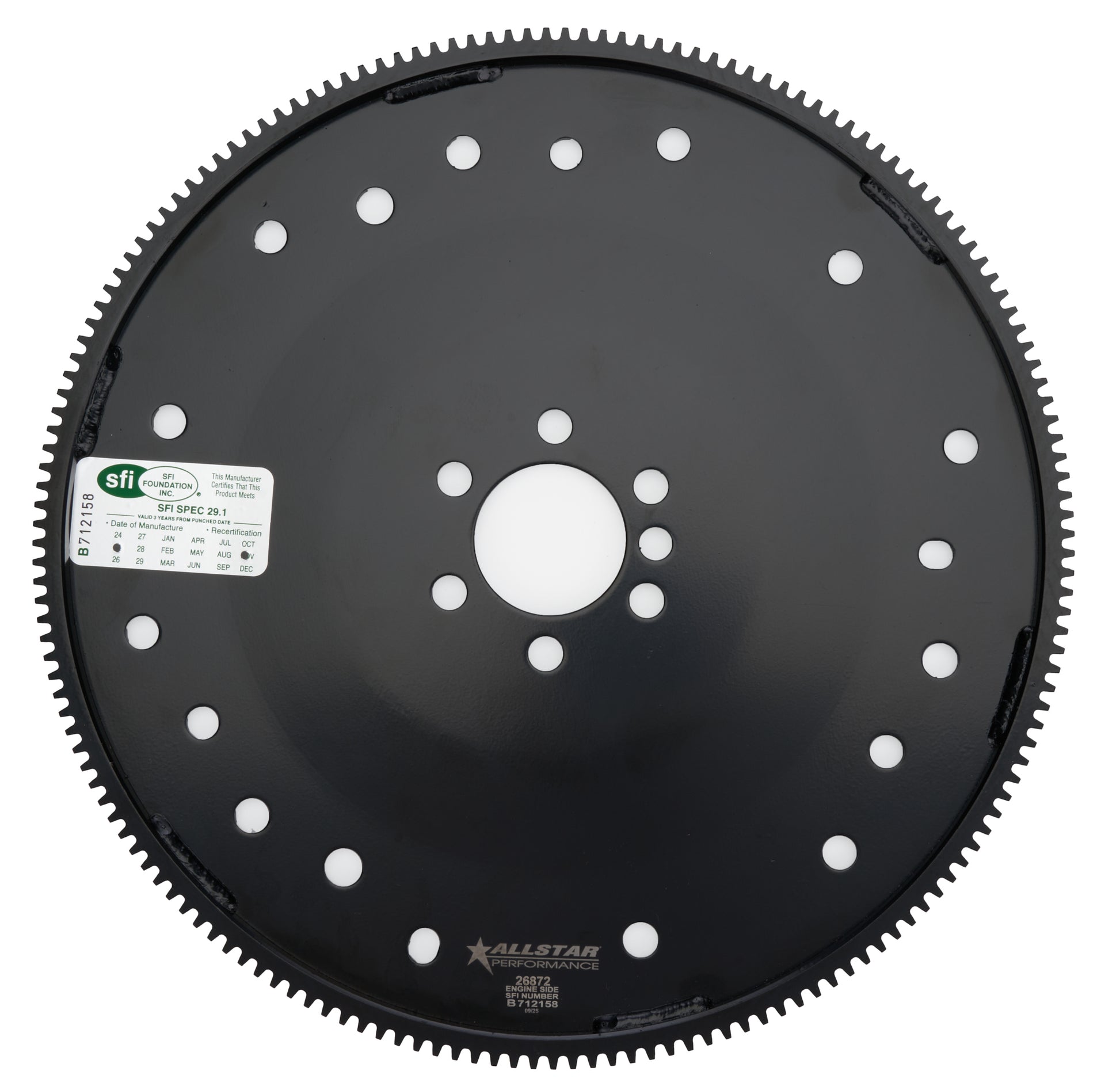 ALLSTAR PERFORMANCE Flexplate 168T SFI GM LS Solid Long Crank Drivetrain Automatic Transmissions and Components main image