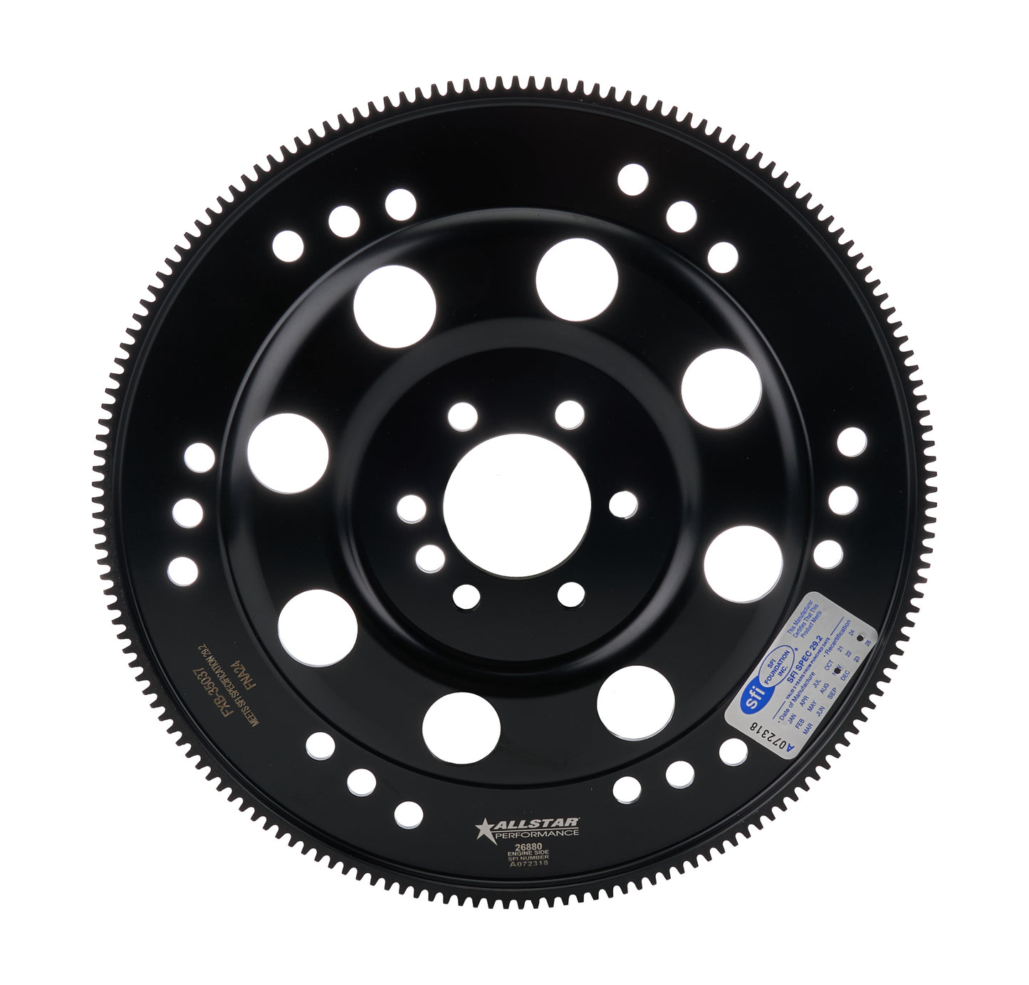 ALLSTAR PERFORMANCE Flexplate Billet Steel SB BB 2pc Seal 168T Drivetrain Automatic Transmissions and Components main image