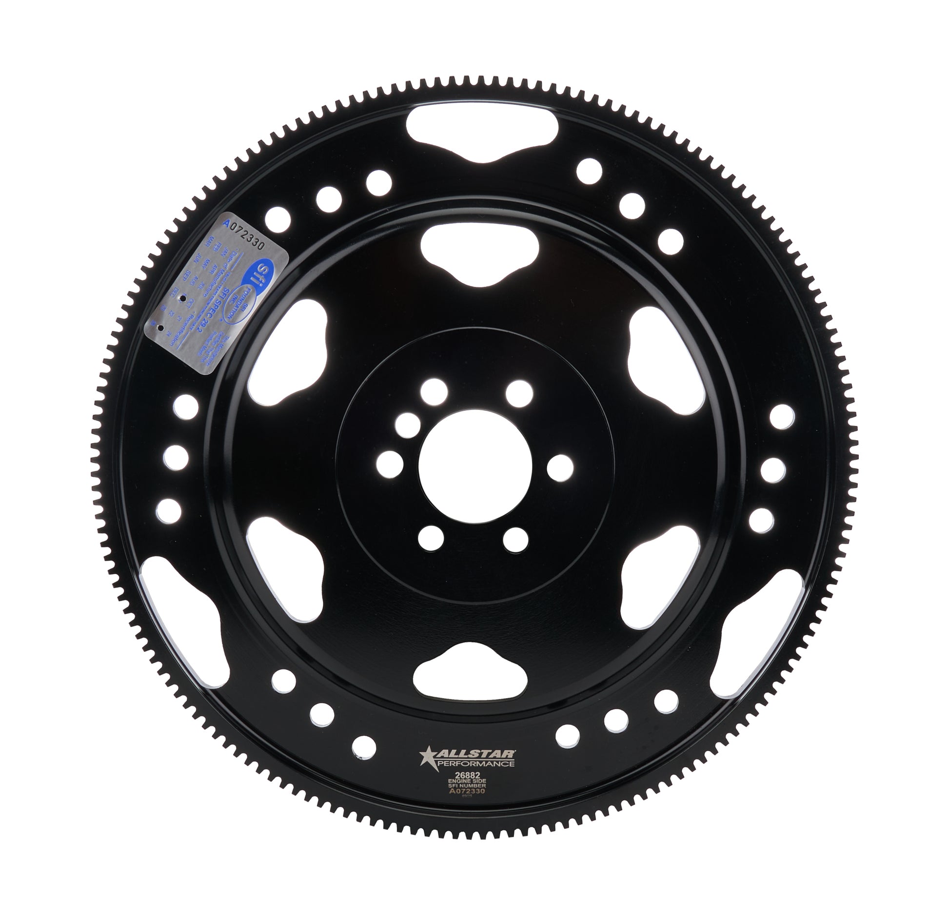 ALLSTAR PERFORMANCE Flexplate Billet Steel LS 6 Bolt Crank 168T Drivetrain Automatic Transmissions and Components main image