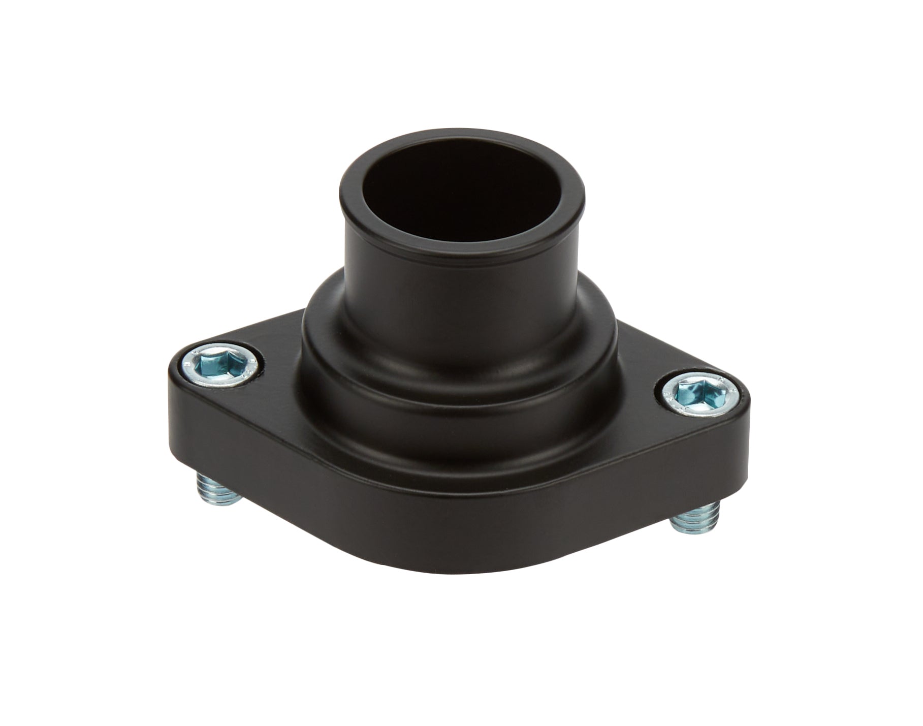 Allstar Performance Water Neck Straight Black Thermostats, Housings and Fillers Water Necks - Thermostat Housings main image