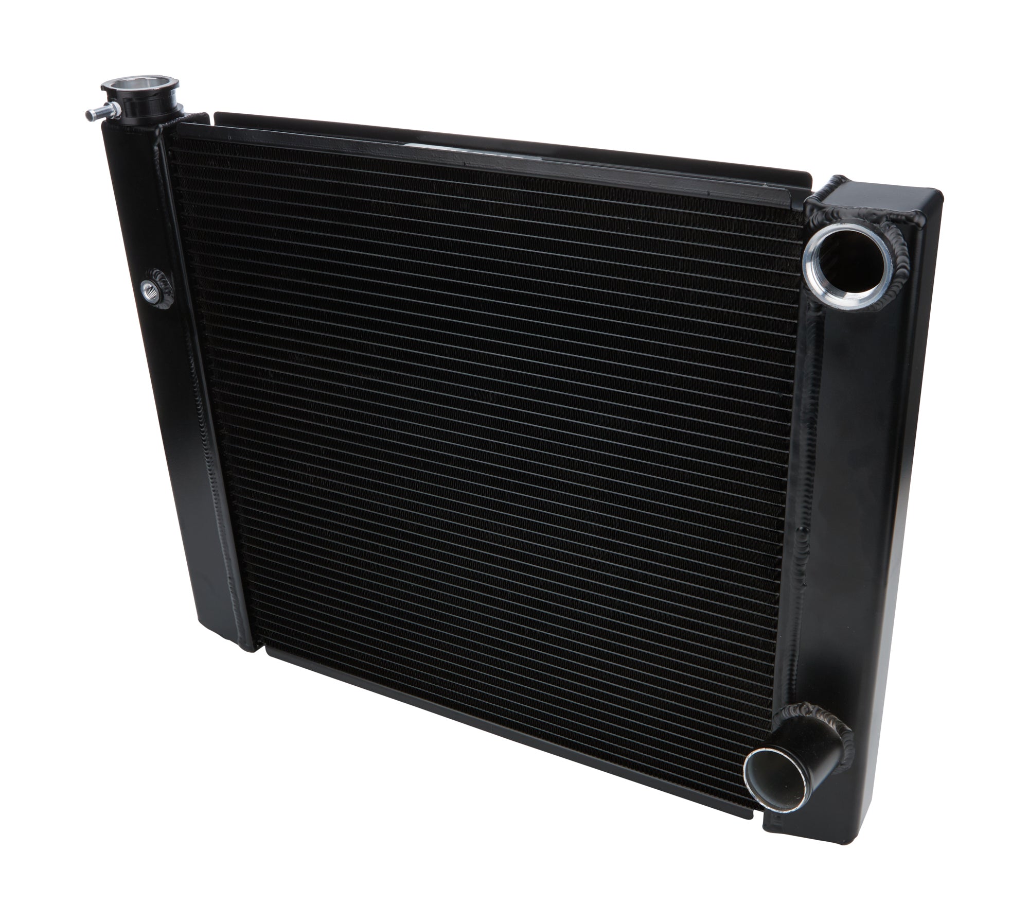 Allstar Performance Dual Pass Radiator 19x24 1 Row Lightweight Black Radiators Radiators main image