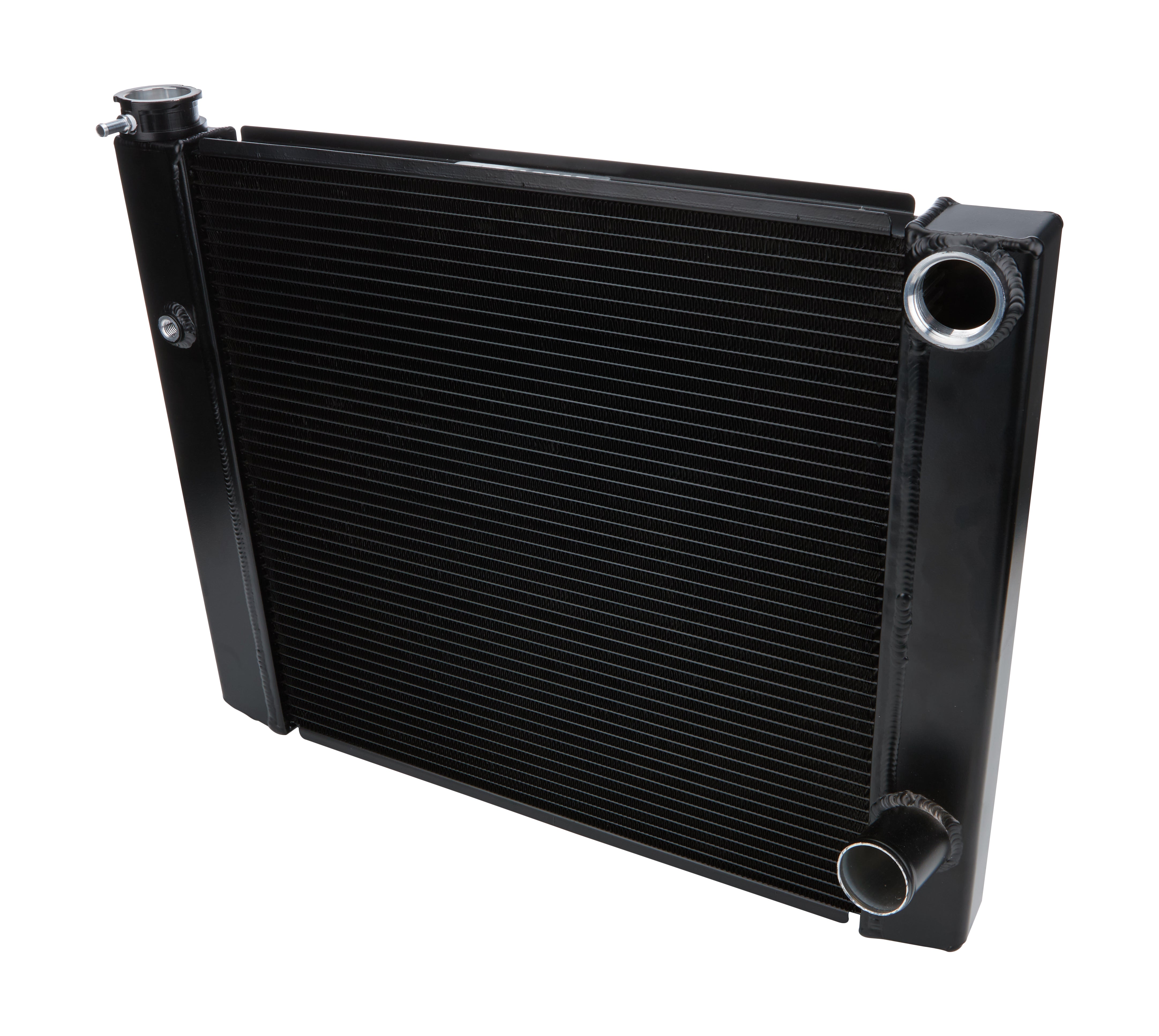 Allstar Performance Dual Pass Radiator 19x26 1 Row Lightweight Black Radiators Radiators main image