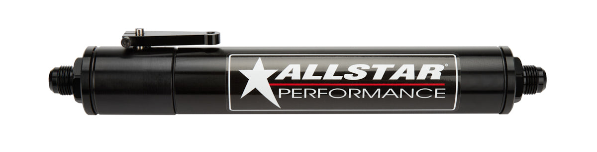 Allstar Performance Fuel Filter w/ Shut Off 12AN No Element Fuel Pumps, Regulators and Components Fuel Filters and Components main image