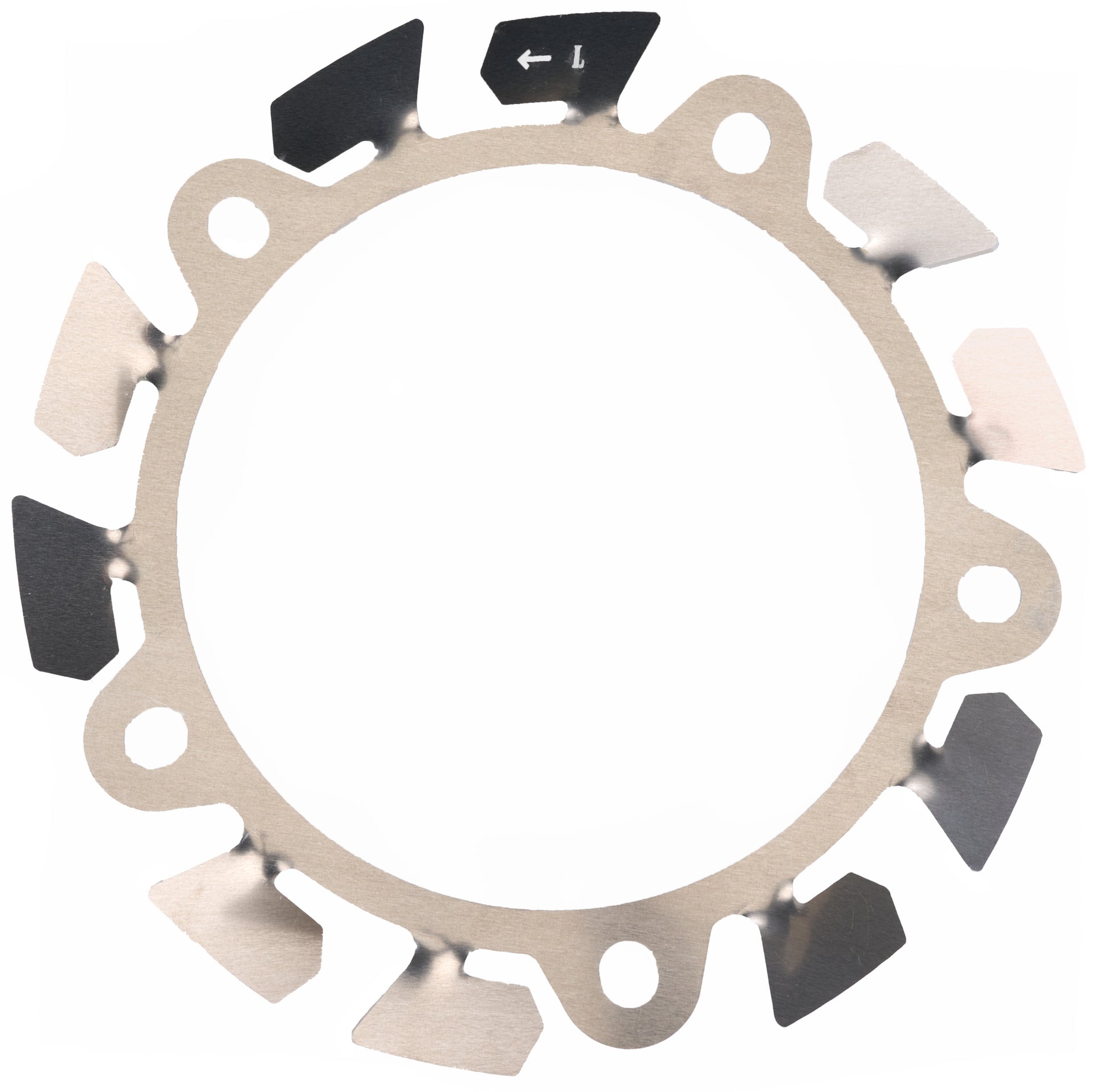 ALLSTAR PERFORMANCE Brake Fan Alum LH Wide 5 Brakes Brake Cooling Kits and Components main image