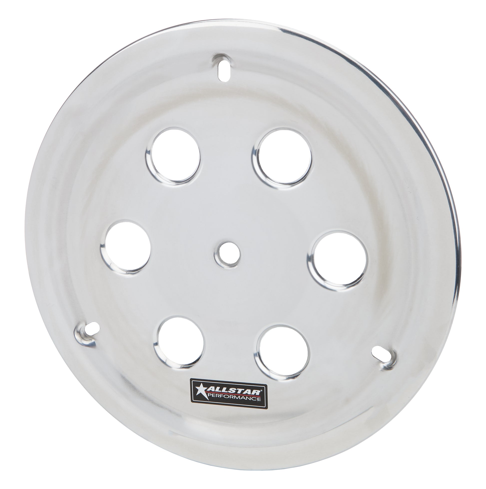 ALLSTAR PERFORMANCE Aluminum Wheel Cover Weld Multi Hole Polished Wheels and Tires Tire and Wheel Accessories main image