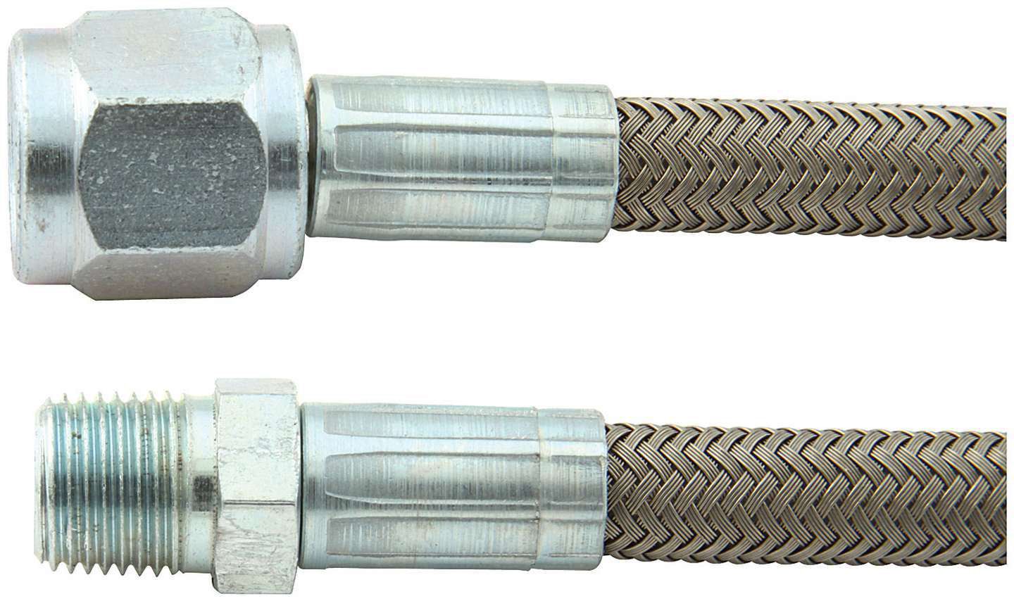 Allstar Performance 4in #4 Line -4 Str/ 1/8in NPT Hose, Line and Tubing Brake Hoses main image