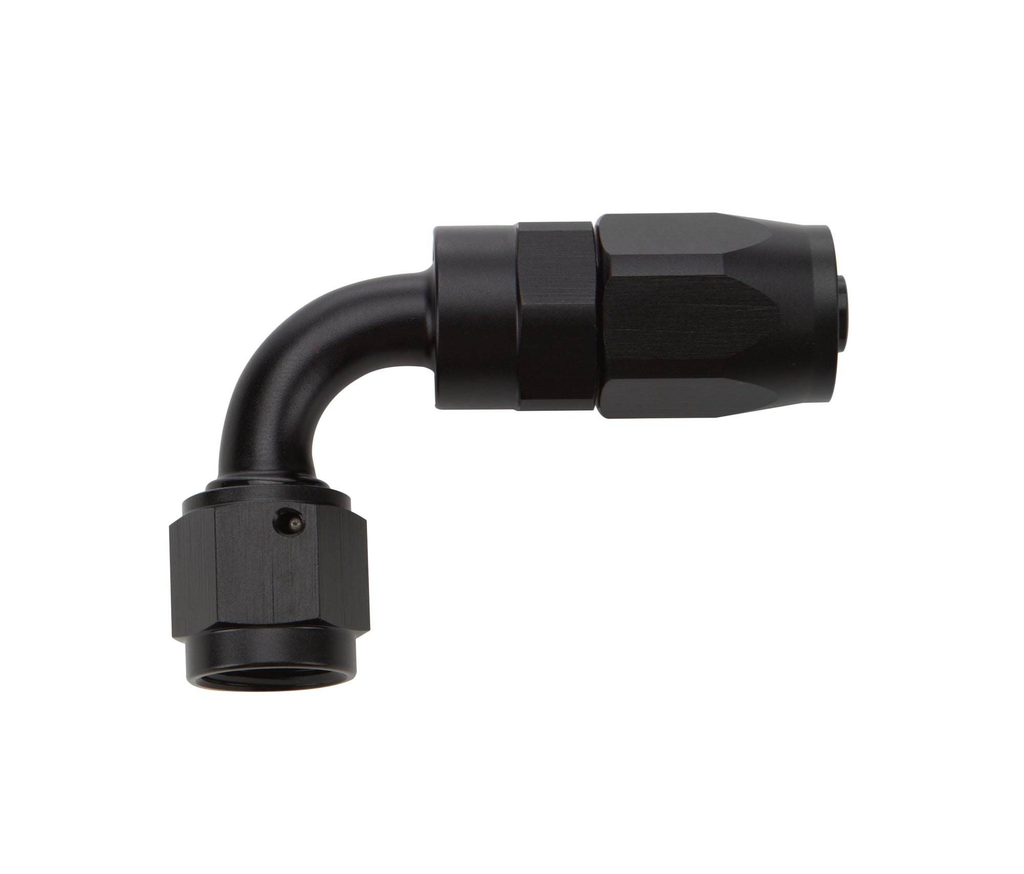 Allstar Performance Reusable Hose End Black 90 Deg Elbow -6 Fittings and Plugs Hose Ends main image