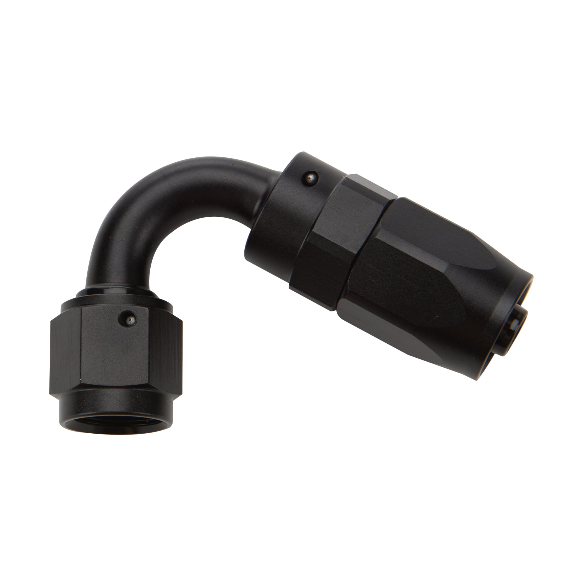 Allstar Performance Reusable Hose End Black 120 Deg Elbow -8 Fittings and Plugs Hose Ends main image