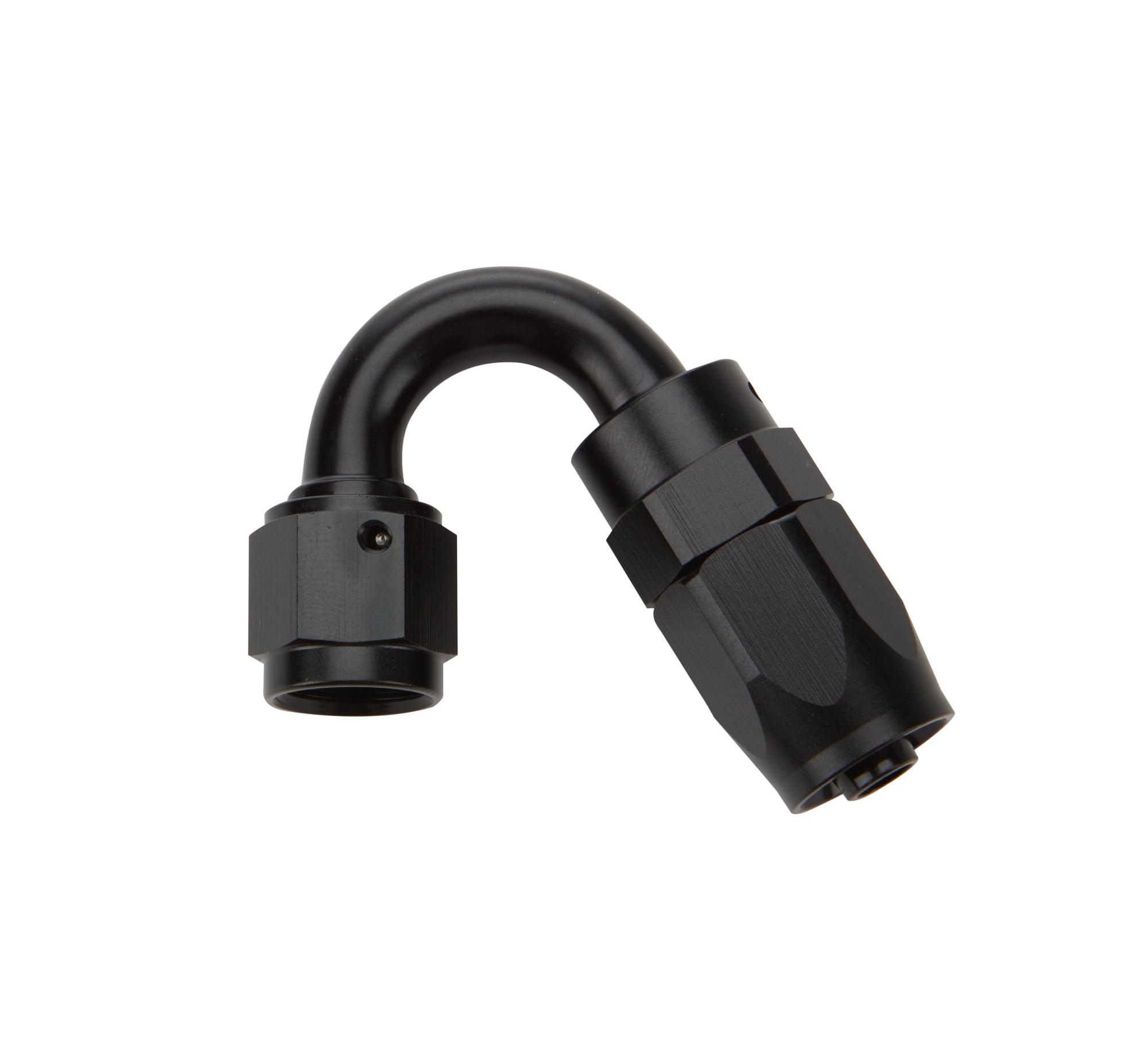 Allstar Performance Reusable Hose End Black 150 Deg Elbow -6 Fittings and Plugs Hose Ends main image