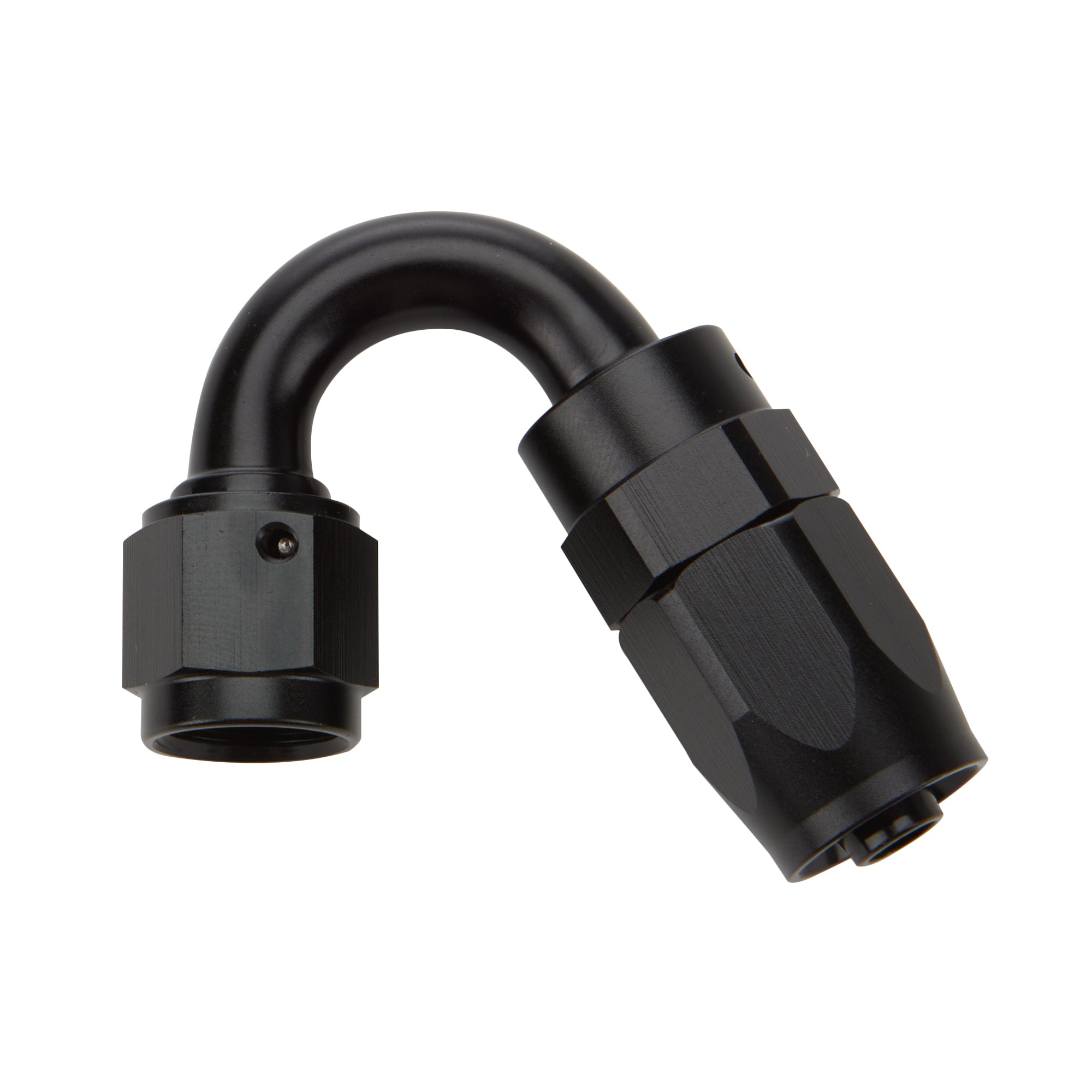 Allstar Performance Reusable Hose End Black 150 Deg Elbow -8 Fittings and Plugs Hose Ends main image