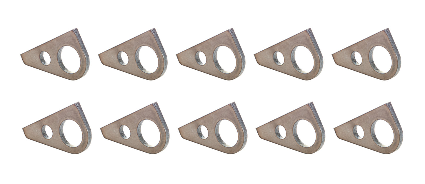 Allstar Performance Tie Down Chassis Rings 10pk Chassis Fabrication Materials Chassis Tabs, Brackets and Components main image