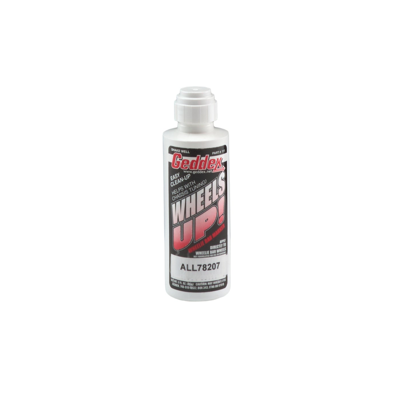 ALLSTAR PERFORMANCE Wheels Up Wheelie Bar Marker White Tools Shop Equipment main image