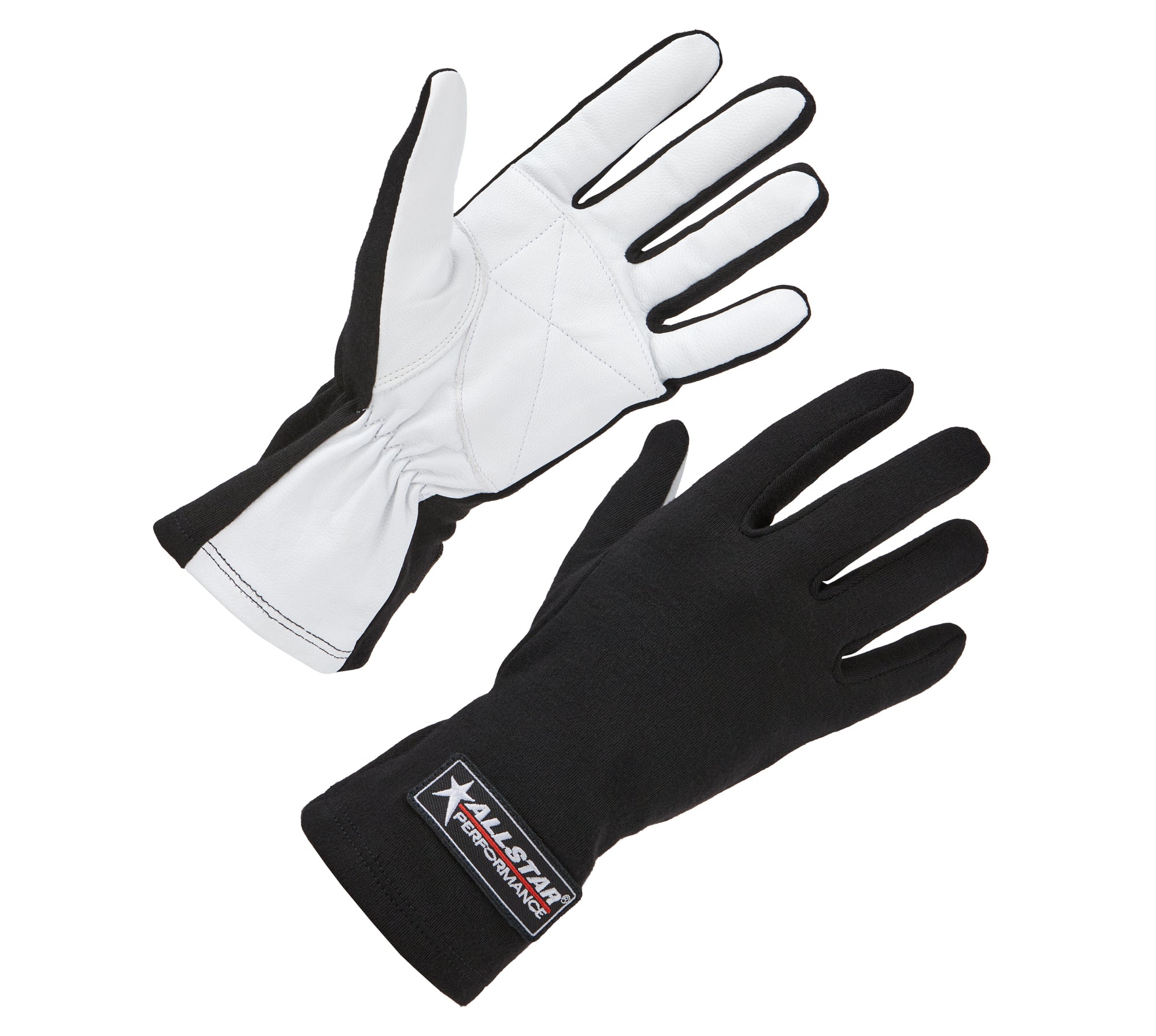 Allstar Performance Driving Gloves Non-SFI S/L Black Small Safety Clothing Driving Gloves main image