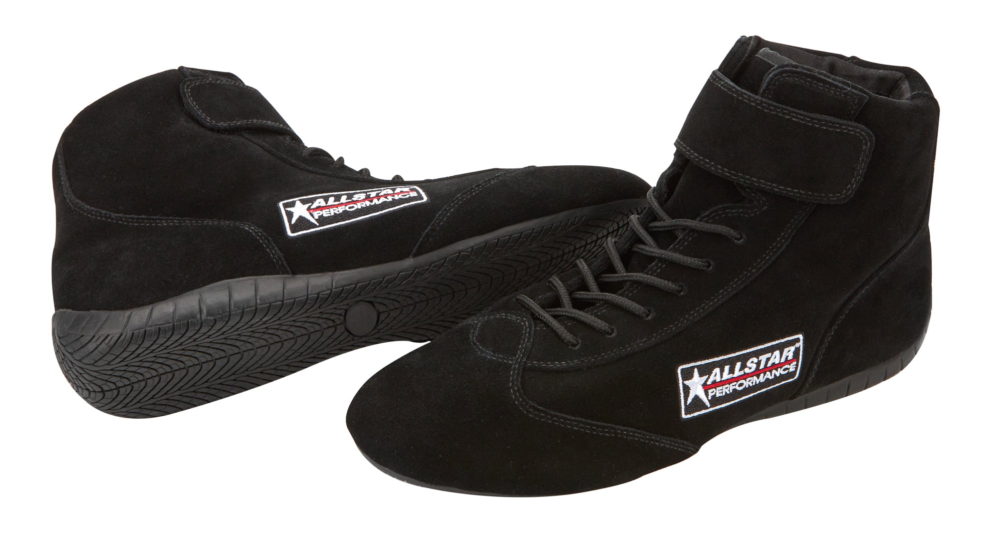 Allstar Performance Driving Shoes Black 7.0 SFI 3.3/5 Safety Clothing Driving Shoes and Boots main image