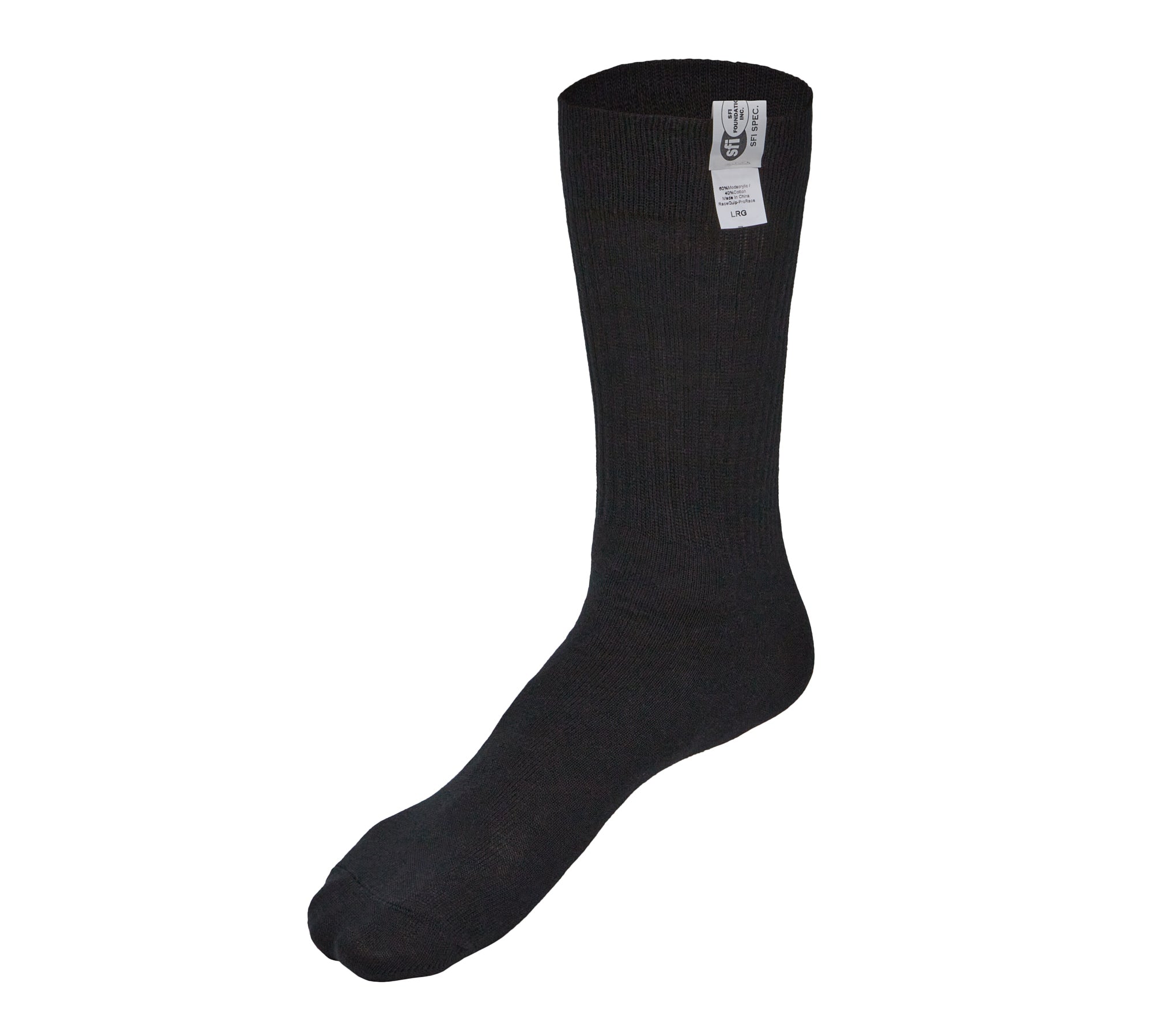 Allstar Performance Socks Pair SFI 3.3 F/R Black Size 6-7 Safety Clothing Socks main image