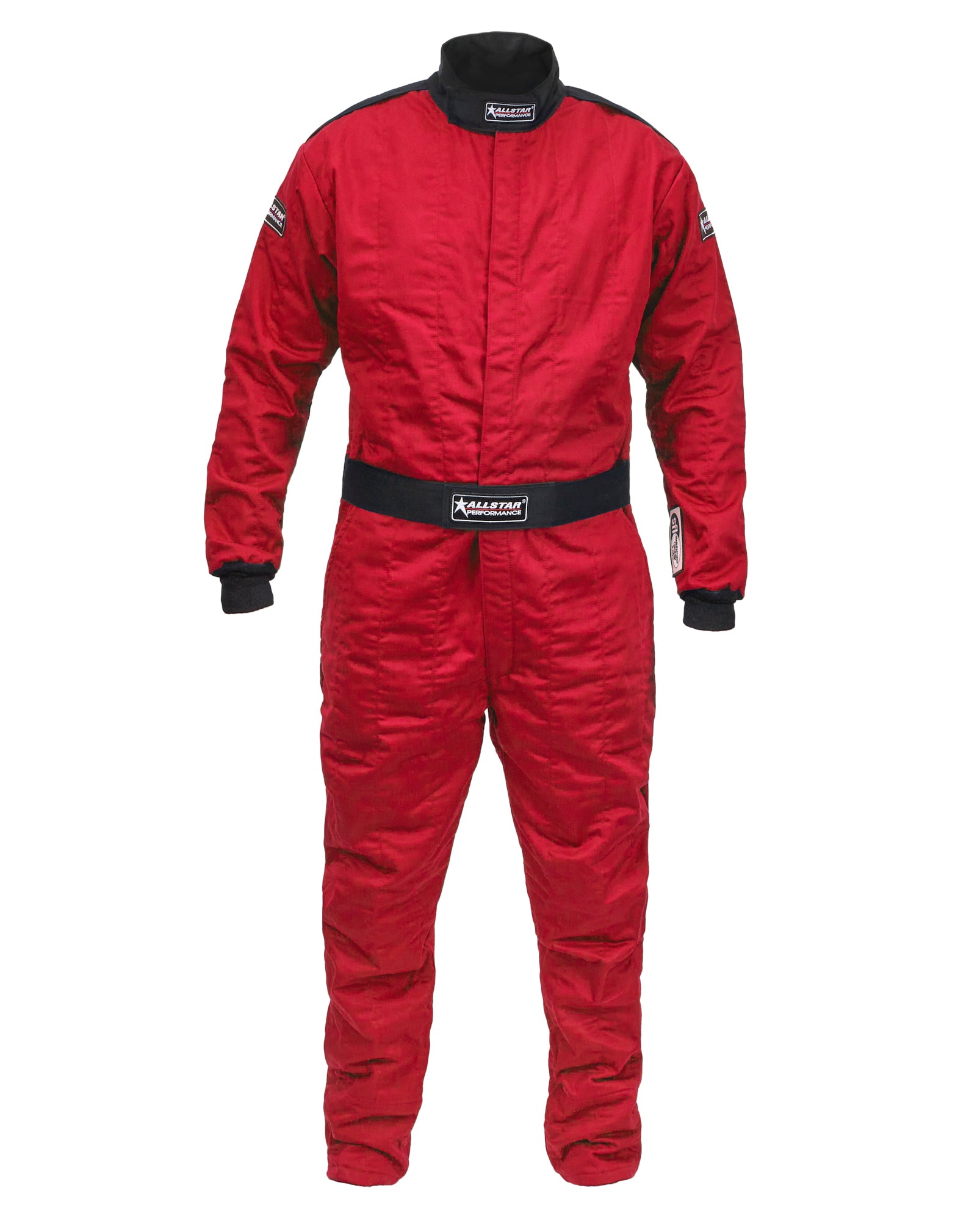 Allstar Performance Driving Suit SFI 3.2A/5 M/L Red Medium Safety Clothing Driving Suits main image