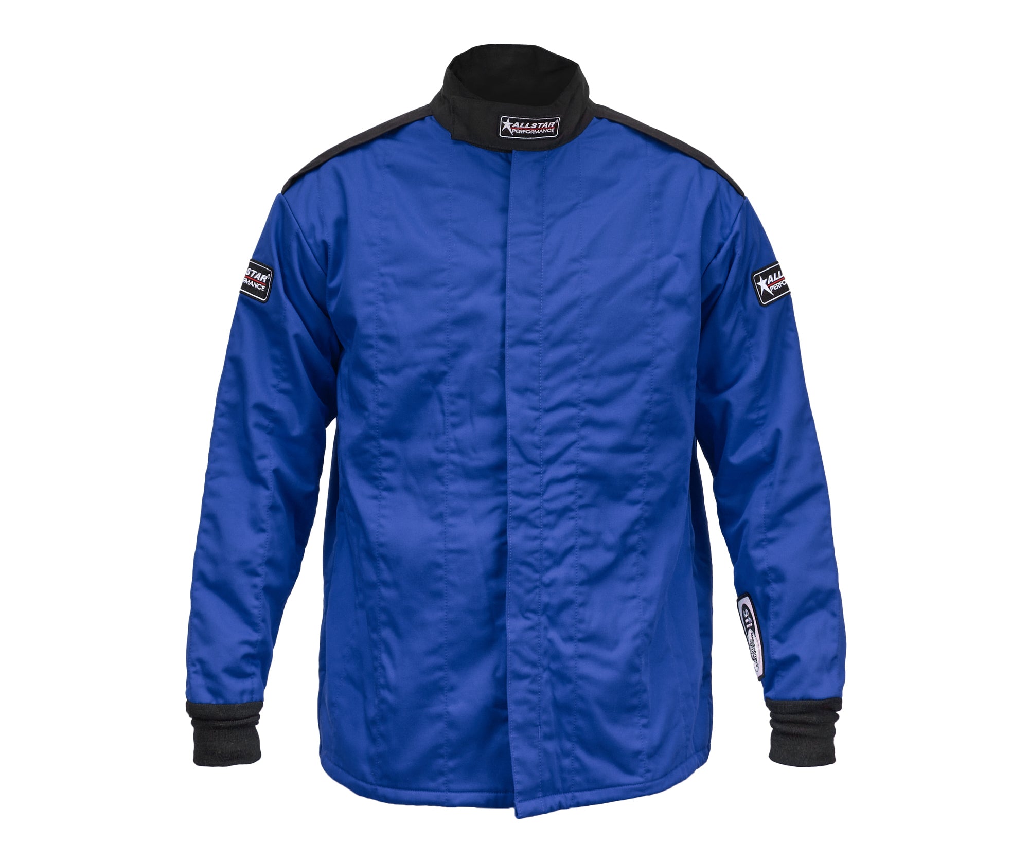 Allstar Performance Driving Jacket SFI3.2A/5 M/L Blue Small Safety Clothing Driving Jackets main image