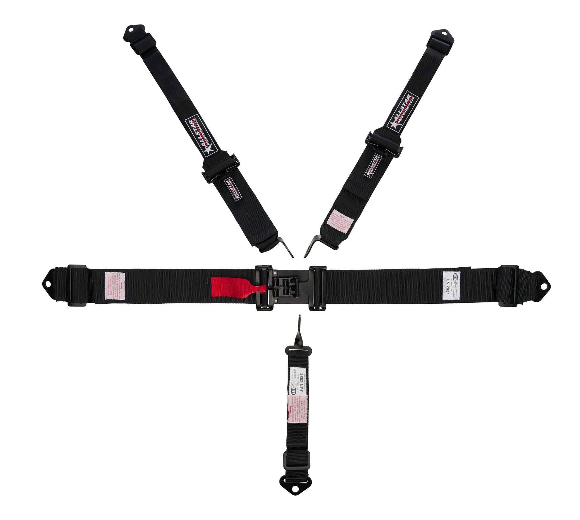 ALLSTAR PERFORMANCE 5-Pt Harness L&L 3in Belts w/2in Shoulder Safety Equipment Safety Restraints main image
