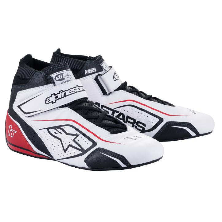 Alpinestars Shoe Tech-1T V3 White Black / Size 10.5 Safety Clothing Driving Shoes and Boots main image