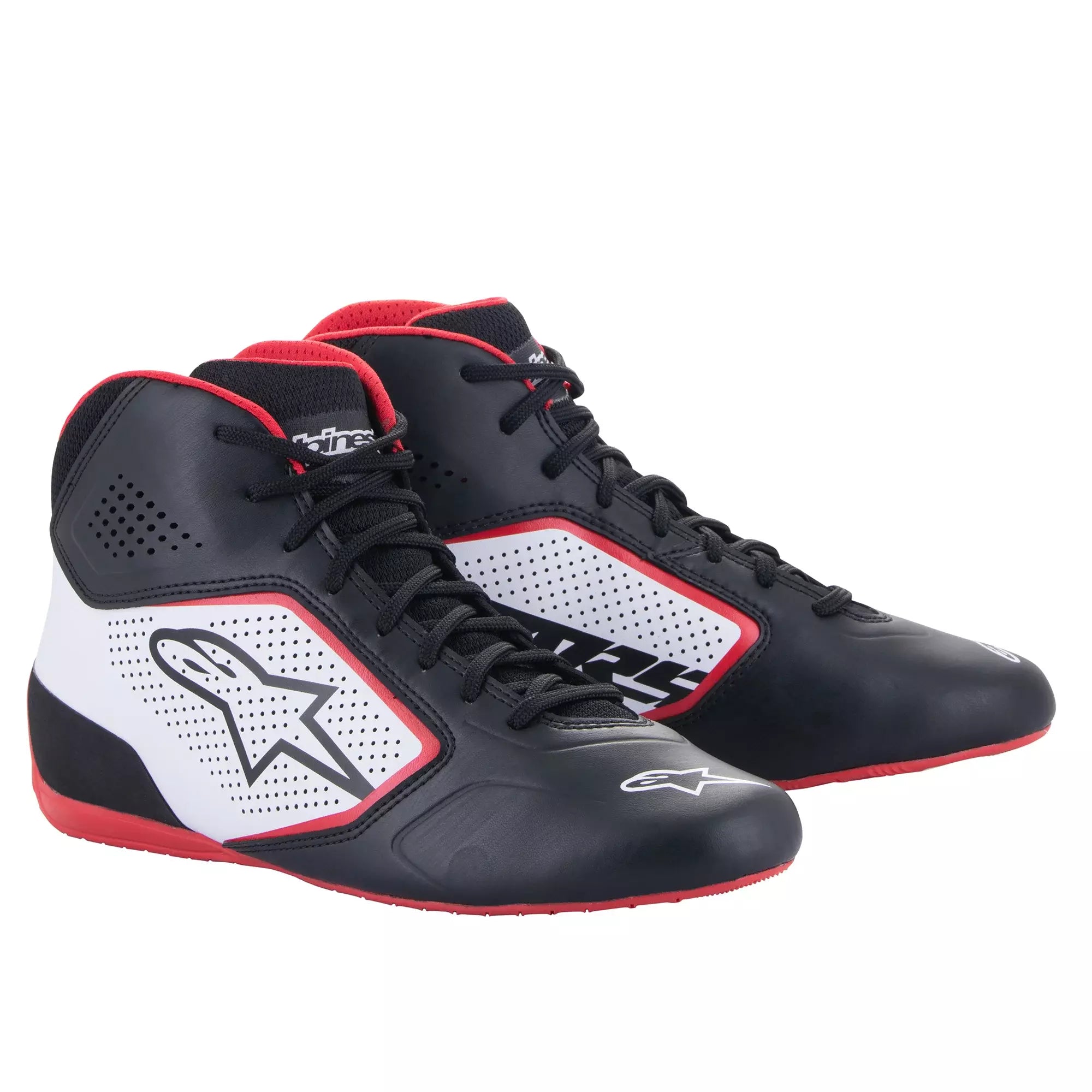 Alpinestars Shoe Tech-1 K Start V2 Black/White/Red 6 Safety Clothing Driving Shoes and Boots main image