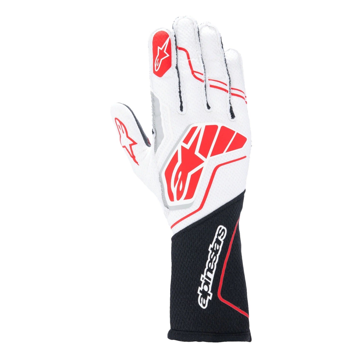 ALPINESTARS USA Glove Tech-1 ZX V4 Blk / Wht / Red  Medium Safety Equipment Safety Clothing main image