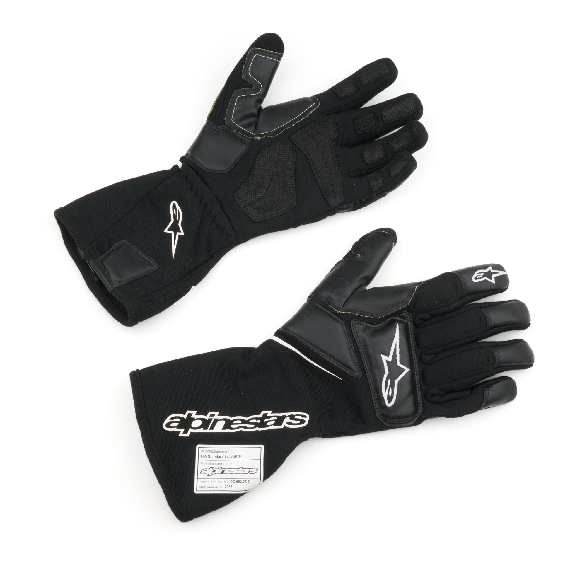 ALPINESTARS USA Glove Tech-M V2 Black 2X-Large FIA Safety Equipment Safety Clothing main image