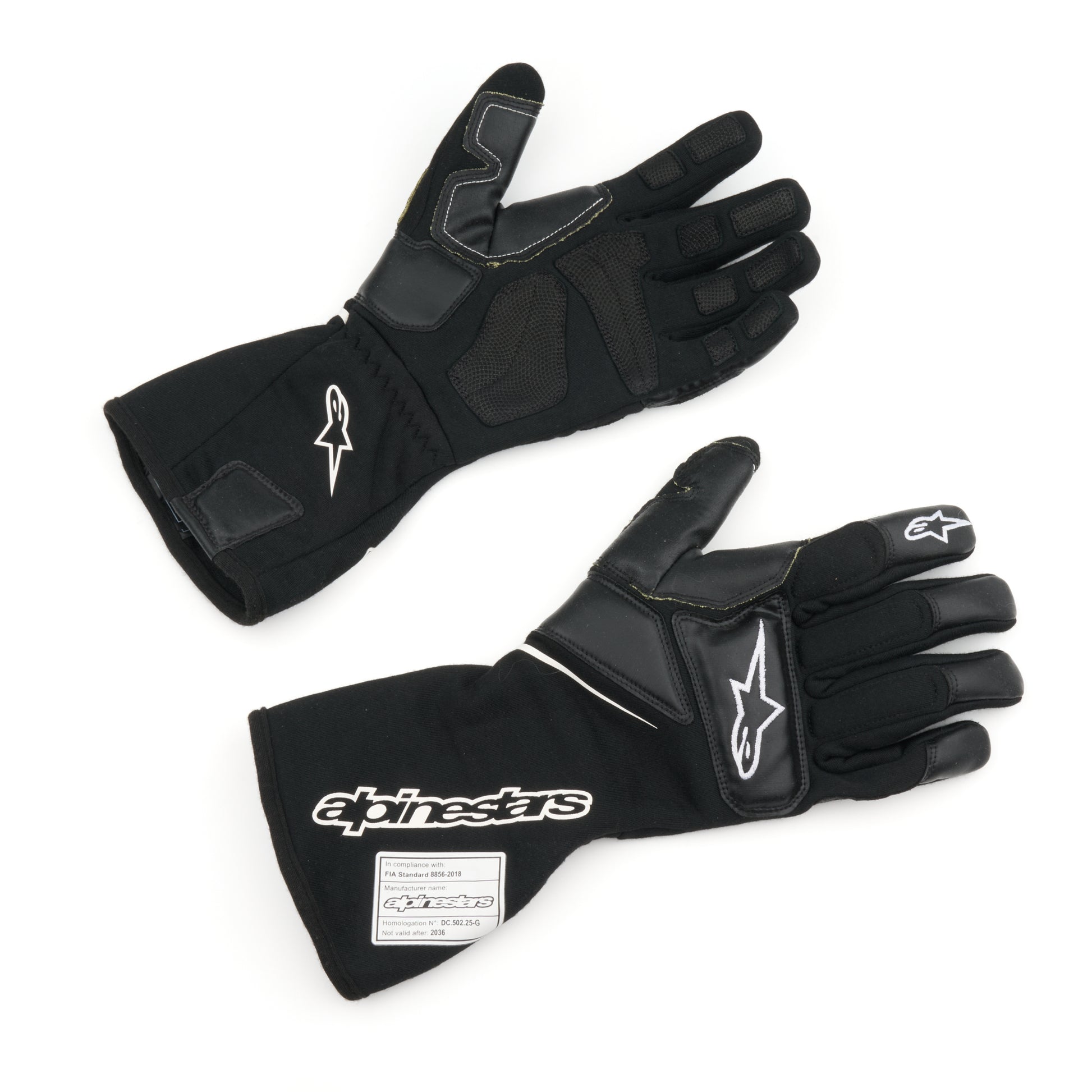 ALPINESTARS USA Glove Tech-M V2 Black Small FIA Safety Equipment Safety Clothing main image