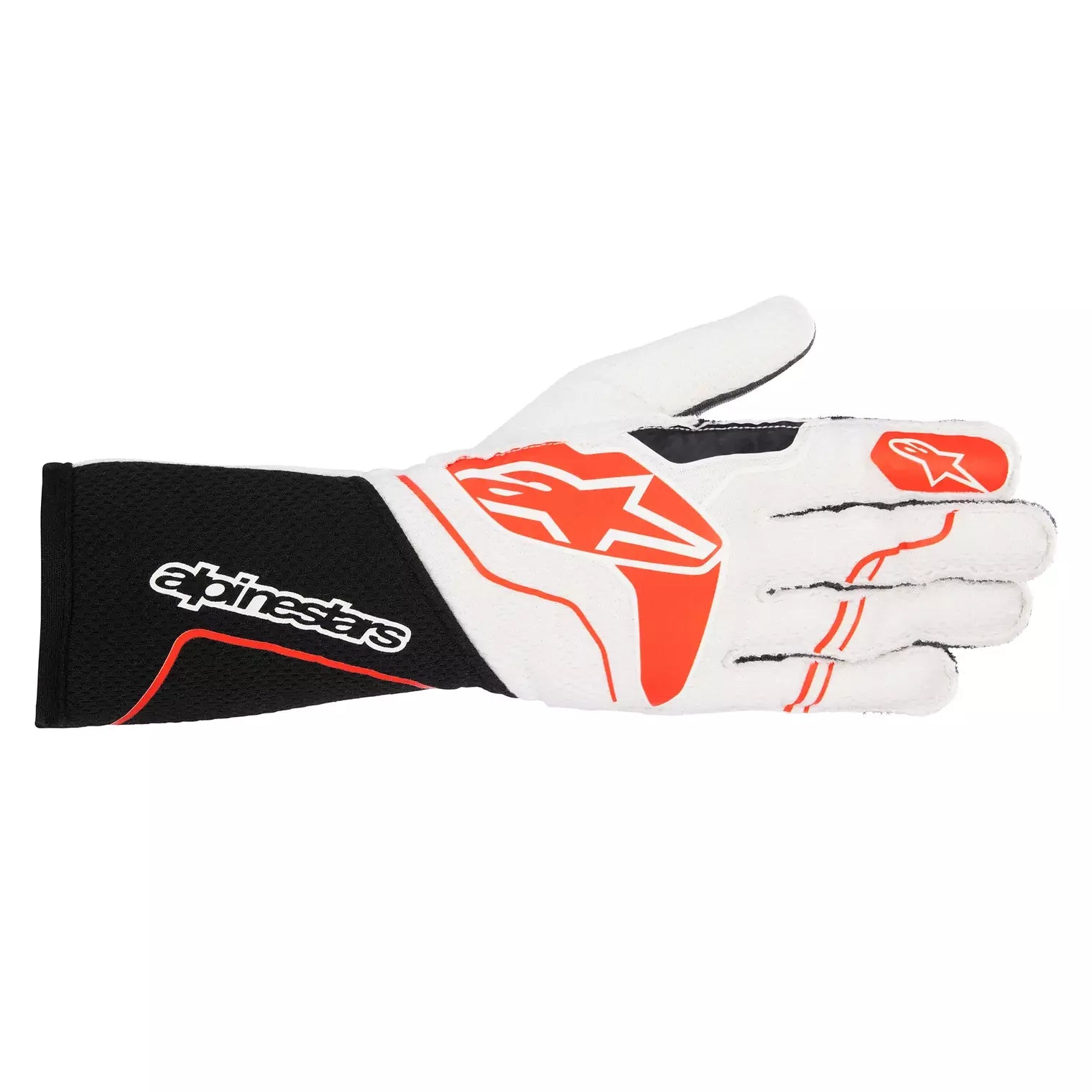 Alpinestars Gloves Tech 1-ZX White / Red 2X-Large Safety Clothing Driving Gloves main image