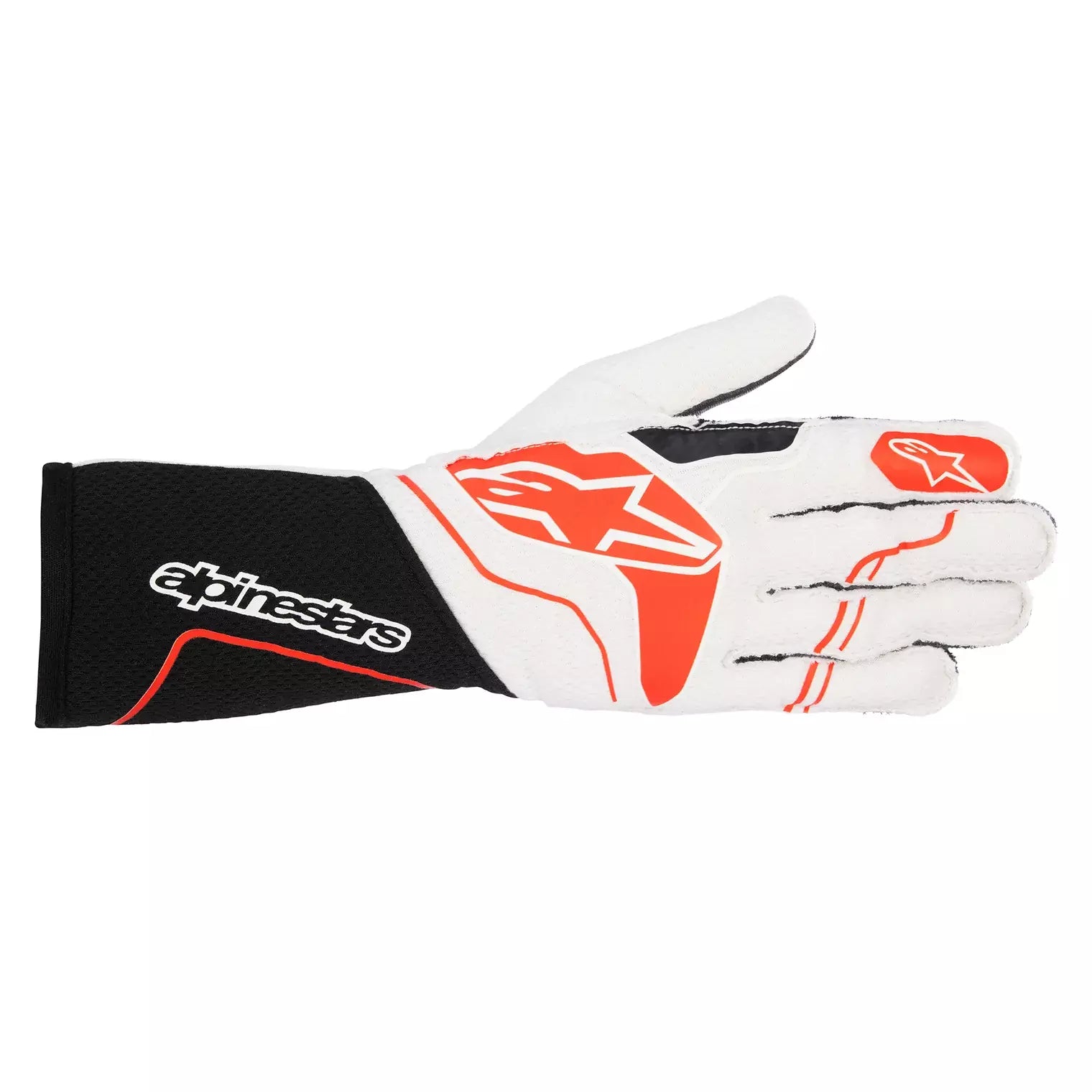 Alpinestars Gloves Tech 1-ZX White / Red Large Safety Clothing Driving Gloves main image