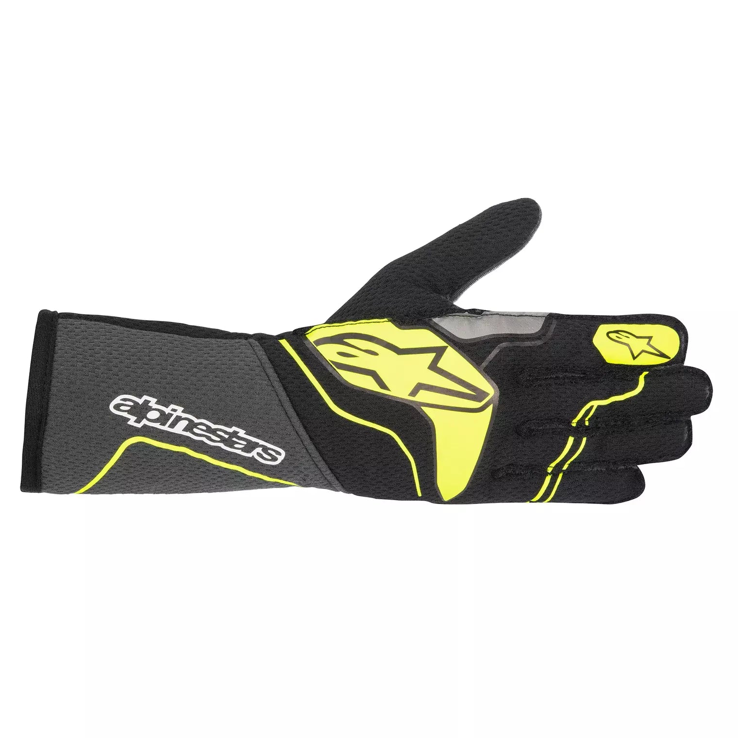 Alpinestars Gloves Tech 1-ZX Gray / Yellow Medium Safety Clothing Driving Gloves main image