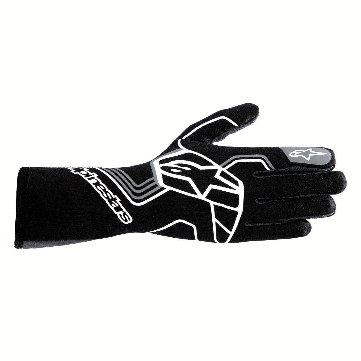 Alpinestars Glove Tech-1 Race V4 Black / Gray Large Safety Clothing Driving Gloves main image
