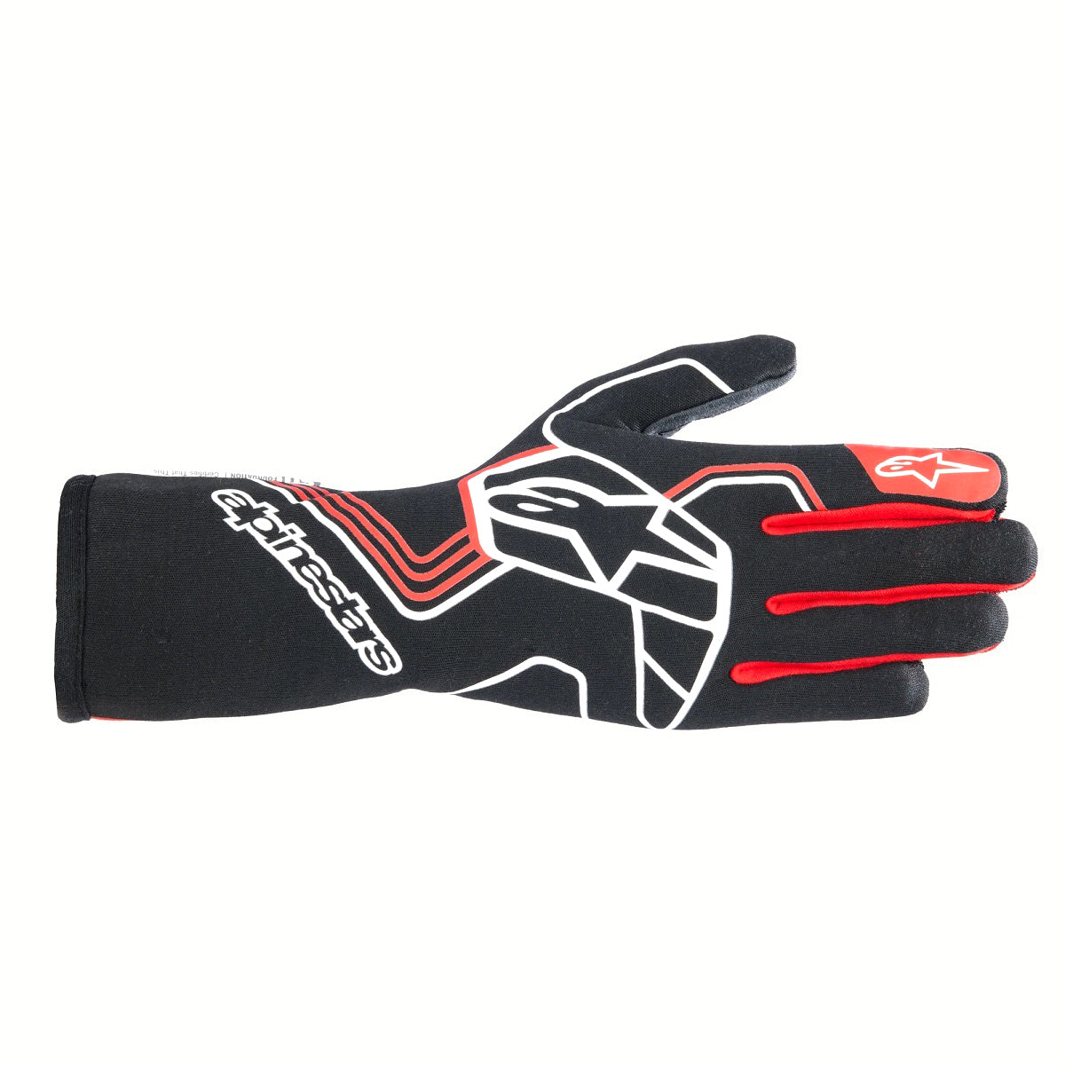 Alpinestars Glove Tech-1 Race V4 Black / Red Large Safety Clothing Driving Gloves main image