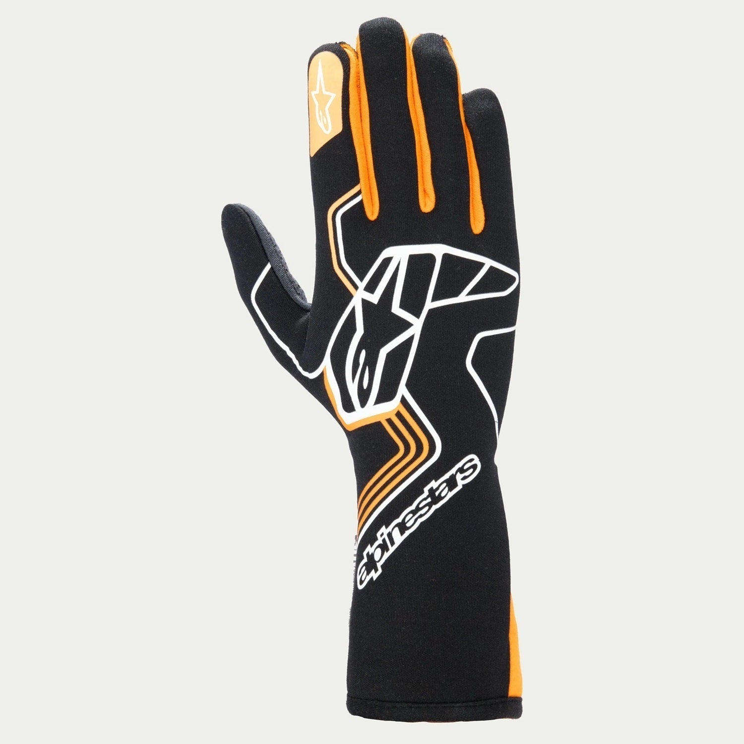 ALPINESTARS USA Glove Tech-1 Race V4 Black / Flo Org  Small Safety Equipment Safety Clothing main image