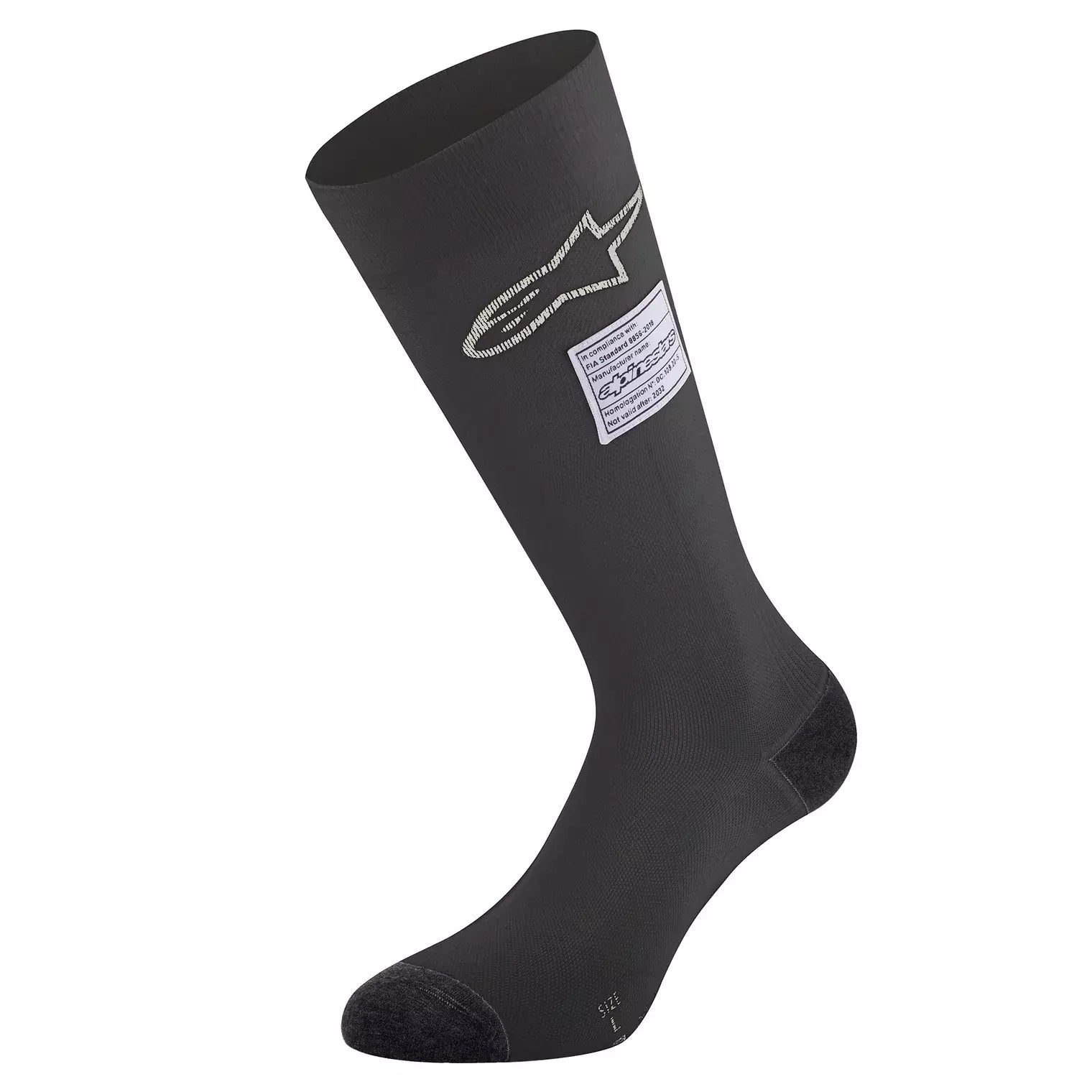 Alpinestars Socks ZX V4 Black Large  Safety Clothing Socks main image