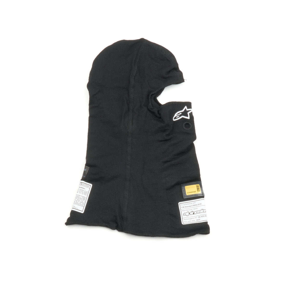 ALPINESTARS USA Balaclava EVO V3 Black FIA / SFI Safety Equipment Safety Clothing main image