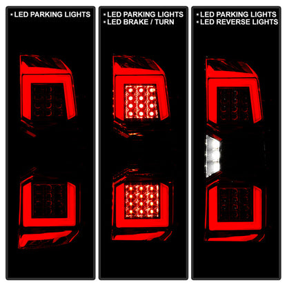 SPYDER xTune 07-13 Chevrolet Silverado 1500/3500 Full LED Tail Lights - Chrome (ALT-CH-CSIL07-FLED-C) 9951473