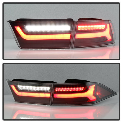SPYDER 06-08 Acura TSX Light Bar LED Tail Lights - Black 9047510