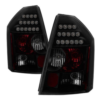 SPYDER xTune 05-07 Chrysler 300C LED Tail Lights - Black Smoke (ALT-JH-C300C05-LED-BSM) 9036897