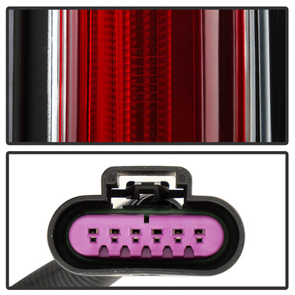 SPYDER xTune 07-14 Cadillac Escalade Black LED 2in1 Tail Lights - ALT-JH-CAESC07-2IN1LED-BK 9039782