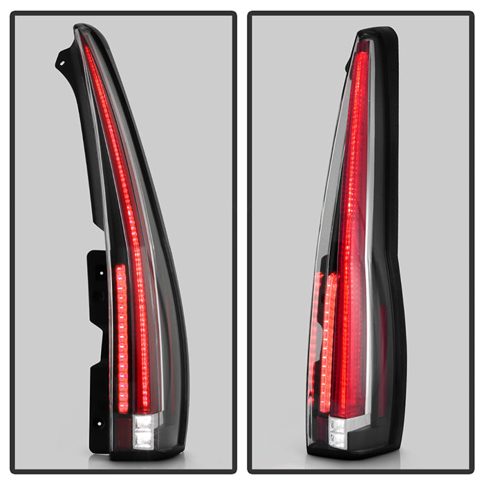 SPYDER xTune 07-14 Cadillac Escalade Black LED 2in1 Tail Lights - ALT-JH-CAESC07-2IN1LED-BK 9039782