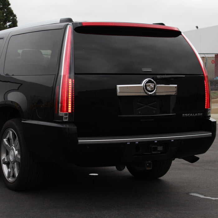 SPYDER xTune 07-14 Cadillac Escalade Black LED 2in1 Tail Lights - ALT-JH-CAESC07-2IN1LED-BK 9039782
