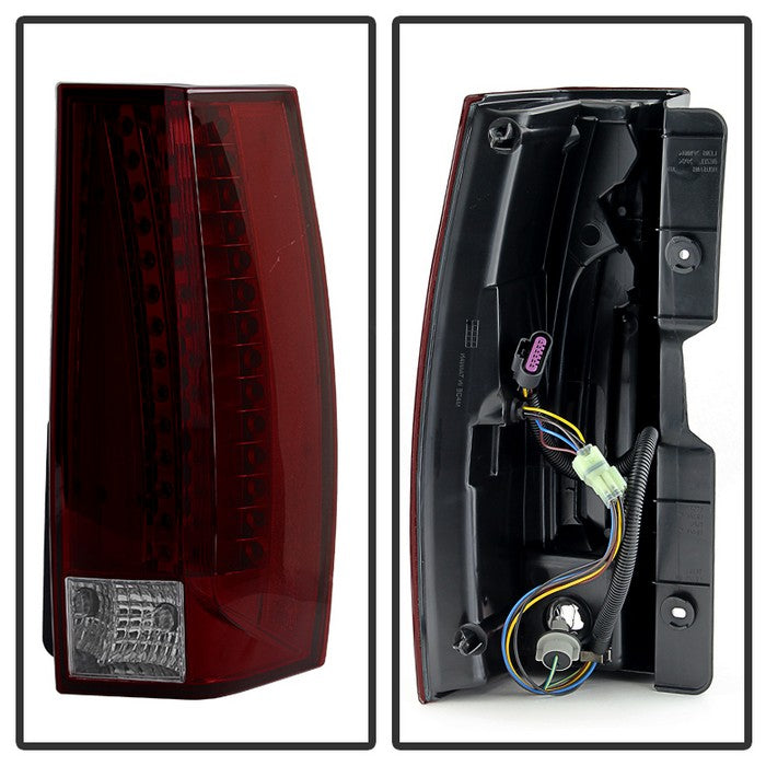 SPYDER Xtune Cadillac Escalade 07-14 OE Style Tail Lights Red Smoked ALT-JH-CAESC07-OE-RSM 9030505