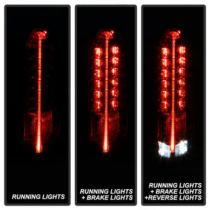 SPYDER xTune 10-16 Cadillac SRX Full LED Tail Lights - OE Red (ALT-JH-CASRX10-LED-RD) 9945571