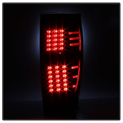 SPYDER xTune 02-06 Chevrolet Avalanche LED Tail Lights - Black Smoke (ALT-JH-CAV02-LED-BSM) 9036842