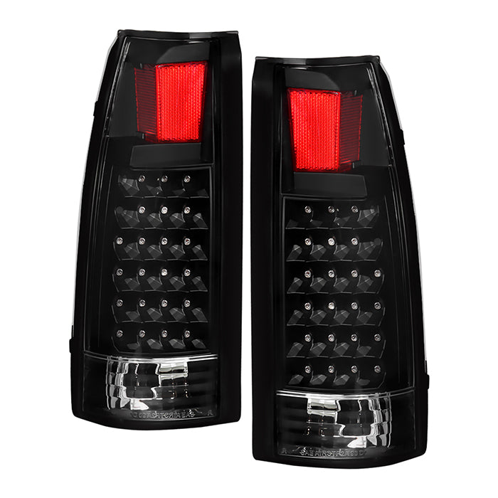 SPYDER Xtune Yukon Denali 99-00 LED Tail Lights Black ALT-JH-CCK88-LED-BK 9022449