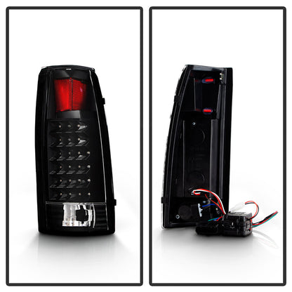 SPYDER Xtune Yukon Denali 99-00 LED Tail Lights Black ALT-JH-CCK88-LED-BK 9022449