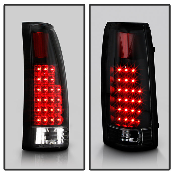 SPYDER Xtune Yukon Denali 99-00 LED Tail Lights Black ALT-JH-CCK88-LED-BK 9022449