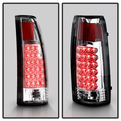 SPYDER Xtune Yukon Denali 99-00 LED Tail Lights Chrome ALT-JH-CCK88-LED-C 9022432