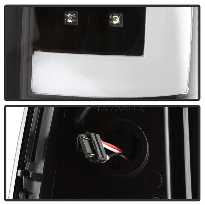 SPYDER xTune Chevy Silverado 1500 03-06 Tail Lights - Light Bar LED - Black ALT-JH-CS03-LBLED-BK 9036811