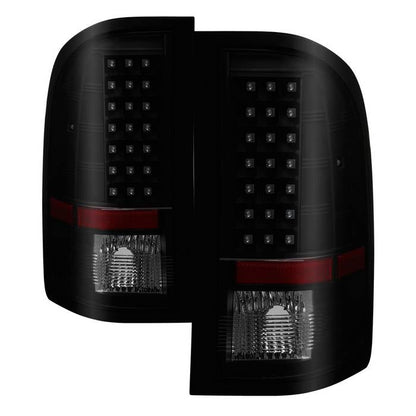 SPYDER Xtune Chevy Silverado 07-13 LED Tail Lights Black Smoke ALT-JH-CS07-LED-BKSM 5077493